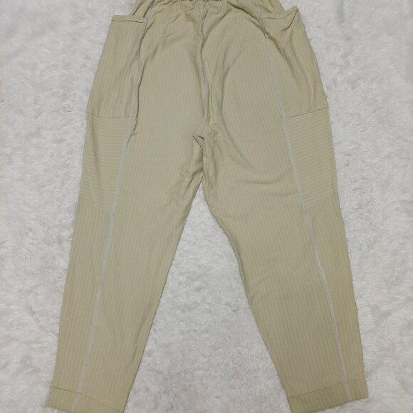 Free People Intimately Women's Yellow Stripped Waist Band Cotton Pants XS - Picture 3 of 8